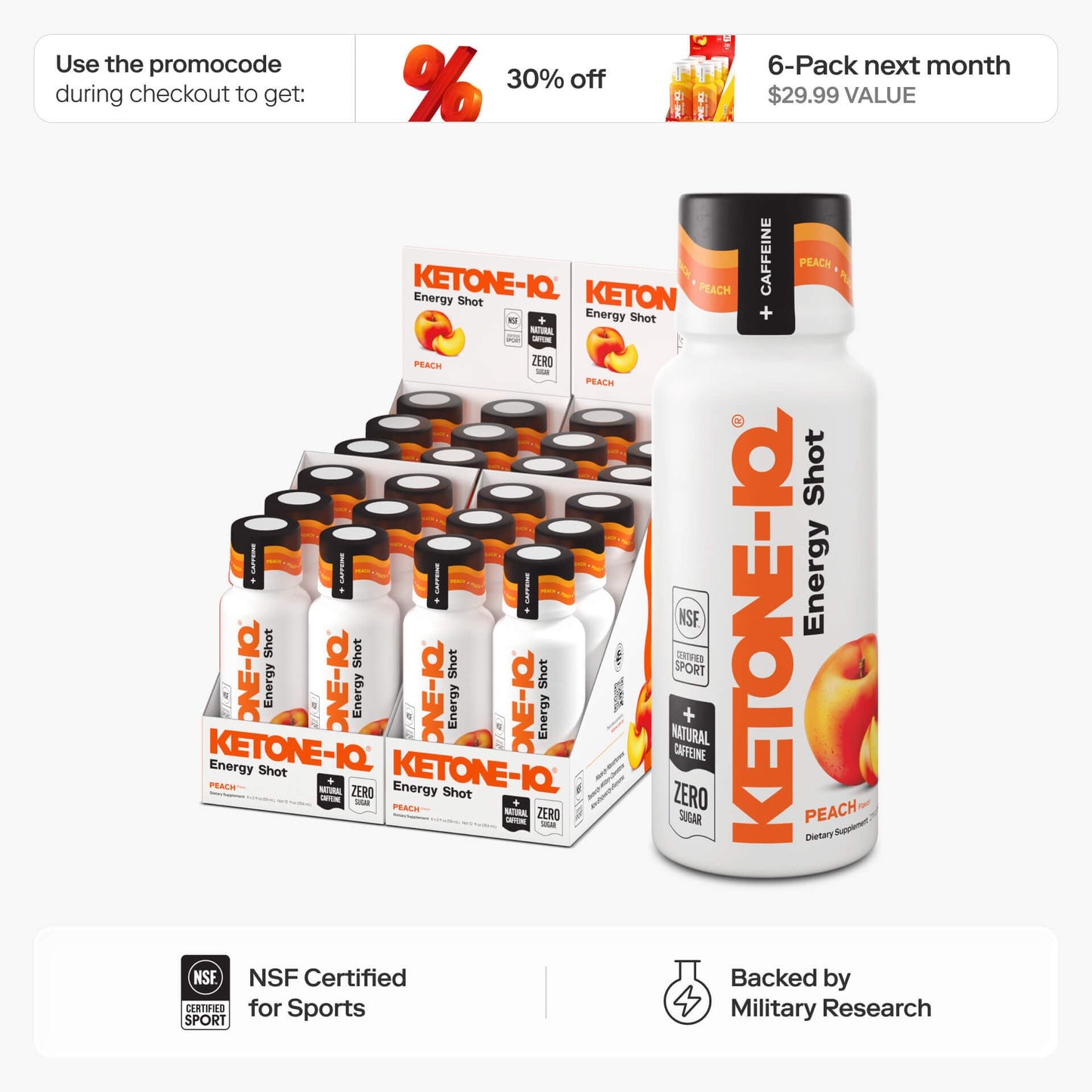 Ketone-IQ No Caffeine Shot